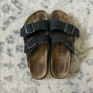 Birkenstock women’s black sandals